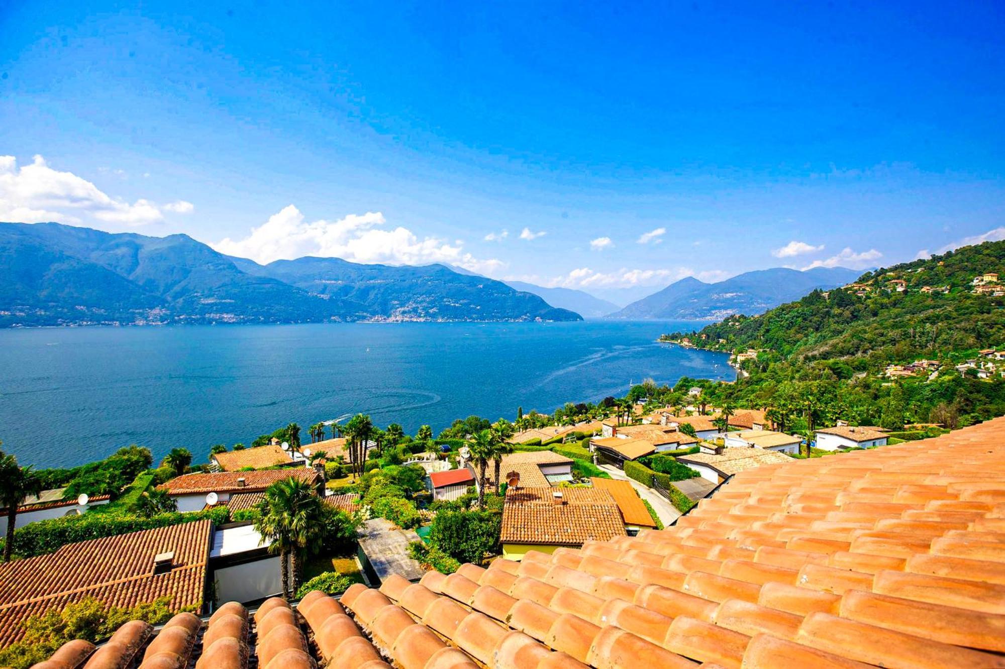 Апартаменты Parco Belmonte: Vista Fantastica Brezzo Экстерьер фото