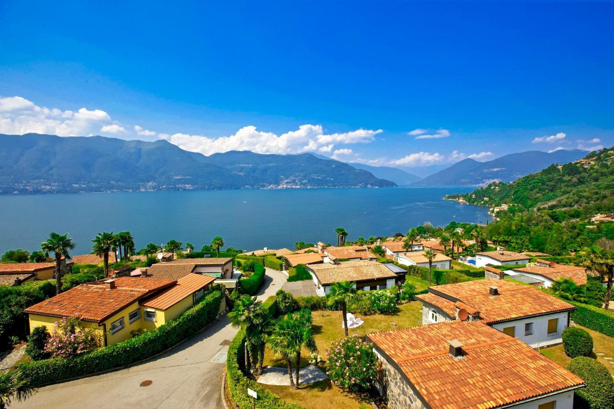 Апартаменты Parco Belmonte: Vista Fantastica Brezzo Экстерьер фото